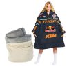 PERSONALIZED JERSEY THOR MOTOCROSS OODIE BLANKET HOODIE SNUGGIE HOODIES FOR ALL FAMILY
