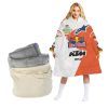 PERSONALIZED JERSEY RED BULL MOTOCROSS OODIE BLANKET HOODIE SNUGGIE HOODIES FOR ALL FAMILY
