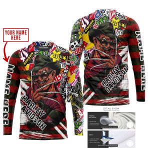FREDDY KRUEGER HARLEY DAVIDSON RACING | JERSEY | KID-YOUTH & ADULT