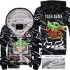 PLEASE DON'T BE RUDE TO ME - MY RUDE WILL OUTRUDE - FOX RACING - CUSTOM NAME - FLEECE ZIP HOODIE