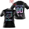 ZERO FOX GIVEN  -  LIMITED EDITION  -  FOX RACING  -  BLACK - T-SHIRT