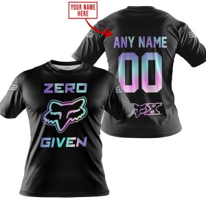 ZERO FOX GIVEN  -  LIMITED EDITION  -  FOX RACING  -  BLACK - T-SHIRT