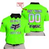 ZERO FOX GIVEN  -  LIMITED EDITION  -  FOX RACING  -  GREEN - POLO SHIRT