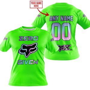 ZERO FOX GIVEN  -  LIMITED EDITION  -  FOX RACING  -  GREEN - T-SHIRT