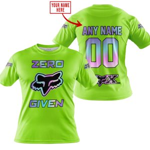 ZERO FOX GIVEN  -  LIMITED EDITION  -  FOX RACING  -  GREEN 1 - T-SHIRT