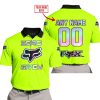 ZERO FOX GIVEN  -  LIMITED EDITION  -  FOX RACING  -  NEON - POLO SHIRT