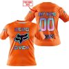 ZERO FOX GIVEN  -  LIMITED EDITION  -  FOX RACING  -  ORANGE - T-SHIRT