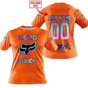 ZERO FOX GIVEN - LIMITED EDITION - FOX RACING - ORANGE - T-SHIRT