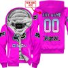 ZERO FOX GIVEN  -  LIMITED EDITION  -  FOX RACING  -  PINK - FLEECE ZIP HOODIE