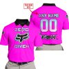 ZERO FOX GIVEN  -  LIMITED EDITION  -  FOX RACING  -  PINK - POLO SHIRT