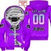 ZERO FOX GIVEN  -  LIMITED EDITION  -  FOX RACING  -  PURPLE - FLEECE ZIP HOODIE