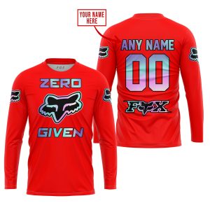 ZERO FOX GIVEN  -  LIMITED EDITION  -  FOX RACING  -  RED - JERSEY