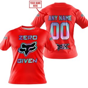 ZERO FOX GIVEN  -  LIMITED EDITION  -  FOX RACING  -  RED - T-SHIRT