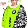 CUSTOM NAME RACING  -  BMW RACING NEON - OODIE BLANKET HOODIE