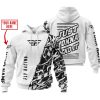 CUSTOM NAME RACING  -  FLY RACING WHITE