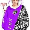 CUSTOM NAME RACING  -  FOX MONSTER RACING PURPLE - OODIE BLANKET HOODIE