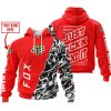 CUSTOM NAME RACING  -  FOX MONSTER RACING RED