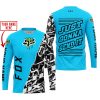 CUSTOM NAME RACING  -  FOX MONSTER RACING SKY BLUE - JERSEY