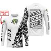 CUSTOM NAME RACING  -  FOX MONSTER RACING WHITE - JERSEY