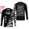 CUSTOM NAME RACING  -  FOX RACING BLACK - JERSEY