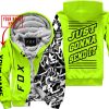 CUSTOM NAME RACING  -  FOX RACING NEON - FLEECE ZIP HOODIE