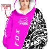 CUSTOM NAME RACING  -  FOX RACING PINK - OODIE BLANKET HOODIE