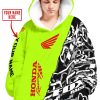 CUSTOM NAME RACING  -  HONDA RACING NEON - OODIE BLANKET HOODIE