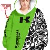 CUSTOM NAME RACING  -  KAWASAKI RACING GREEN - OODIE BLANKET HOODIE