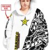 CUSTOM NAME RACING  -  ROCKSTARS RACING WHITE - OODIE BLANKET HOODIE