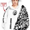 CUSTOM NAME RACING  -  SEA-DOO RACING WHITE - OODIE BLANKET HOODIE