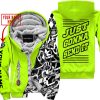 CUSTOM NAME RACING  -  TROY LEE DESIGNS RACING NEON - FLEECE ZIP HOODIE