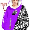 CUSTOM NAME RACING  -  TROY LEE DESIGNS RACING PURPLE - OODIE BLANKET HOODIE