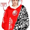 CUSTOM NAME RACING  -  YAMAHA RACING RED - OODIE BLANKET HOODIE