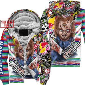 CHUCKY HARLEY DAVIDSON RACING | FLEECE ZIP HOODIE | KID-YOUTH & ADULT