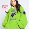 ZERO FOX GIVEN  -  LIMITED EDITION  -  FOX RACING  -  GREEN 1 - OODIE BLANKET HOODIE