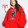 ZERO FOX GIVEN  -  LIMITED EDITION  -  FOX RACING  -  RED - OODIE BLANKET HOODIE