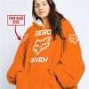 ZERO FOX GIVEN  -  LIMITED EDITION  -  FOX RACING  -  ORANGE - OODIE BLANKET HOODIE