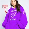 ZERO FOX GIVEN  -  LIMITED EDITION  -  FOX RACING  -  PURPLE - OODIE BLANKET HOODIE