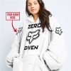 ZERO FOX GIVEN  -  LIMITED EDITION  -  FOX RACING  -  WHITE - OODIE BLANKET HOODIE
