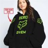 ZERO FOX GIVEN  -  LIMITED EDITION  -  FOX RACING  -  GREEN 1 V1 - OODIE BLANKET HOODIE