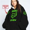 ZERO FOX GIVEN  -  LIMITED EDITION  -  FOX RACING  -  GREEN V1 - OODIE BLANKET HOODIE