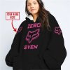 ZERO FOX GIVEN  -  LIMITED EDITION  -  FOX RACING  -  PINK 1 V1 - OODIE BLANKET HOODIE