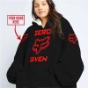 ZERO FOX GIVEN  -  LIMITED EDITION  -  FOX RACING  -  RED V1 - OODIE BLANKET HOODIE
