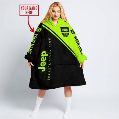 There's Only One Jeep - Neon | Custom Name - Oodie Blanket