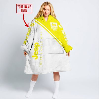 There's Only One Jeep - Yellow - V1 | Custom Name - Oodie Blanket