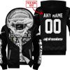 JUST FCKN SEND IT  -  CUSTOM NAME  -  ALPINESTARS  -  BLACK - FLEECE ZIP HOODIE