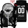 JUST FCKN SEND IT  -  CUSTOM NAME  -  FOX RACING  -  BLACK - FLEECE ZIP HOODIE