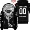 JUST FCKN SEND IT  -  CUSTOM NAME  -  HARLEY-DAVIDSON RACING  -  BLACK - FLEECE ZIP HOODIE