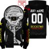 JUST FCKN SEND IT  -  CUSTOM NAME  -  ROCKSTAR RACING  -  BLACK - FLEECE ZIP HOODIE