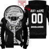 JUST FCKN SEND IT  -  CUSTOM NAME  -  SEA-DOO RACING  -  BLACK - FLEECE ZIP HOODIE